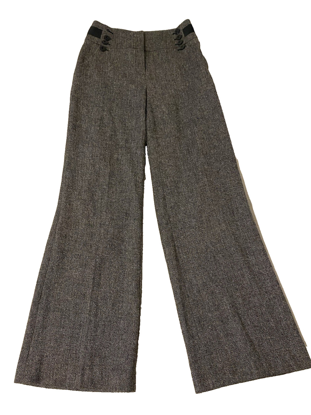 Classiques Entier Womens Wool Tweed Pants Size 8 Wide Leg Cottage Core Office